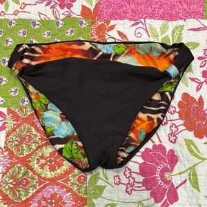 BECCA Orange and Brown Bikini Swim